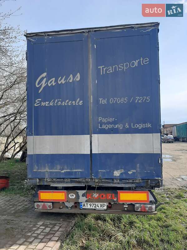 Тентований борт (штора) - напівпричіп Kogel SN 24 2007 в Івано-Франківську