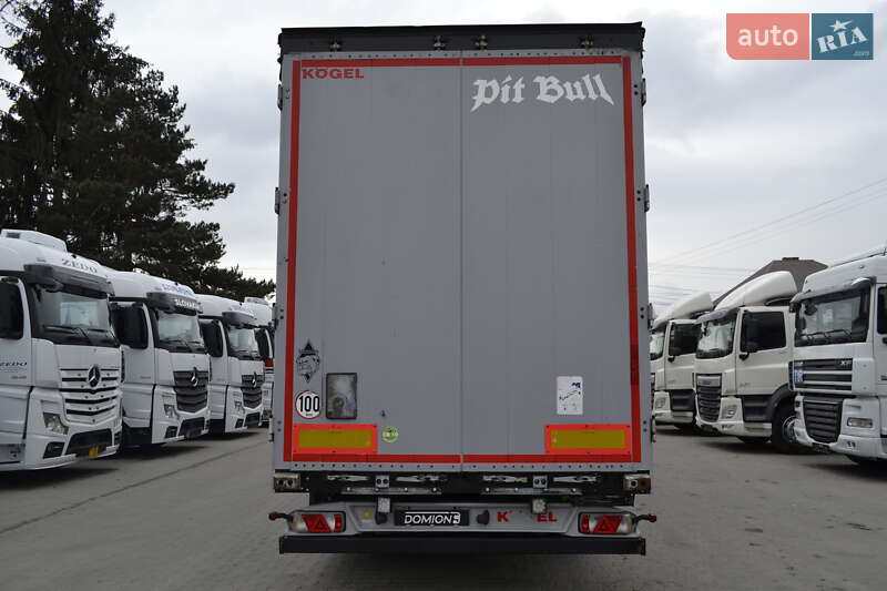 Тентований борт (штора) - напівпричіп Kogel SN 24 2016 в Хусті