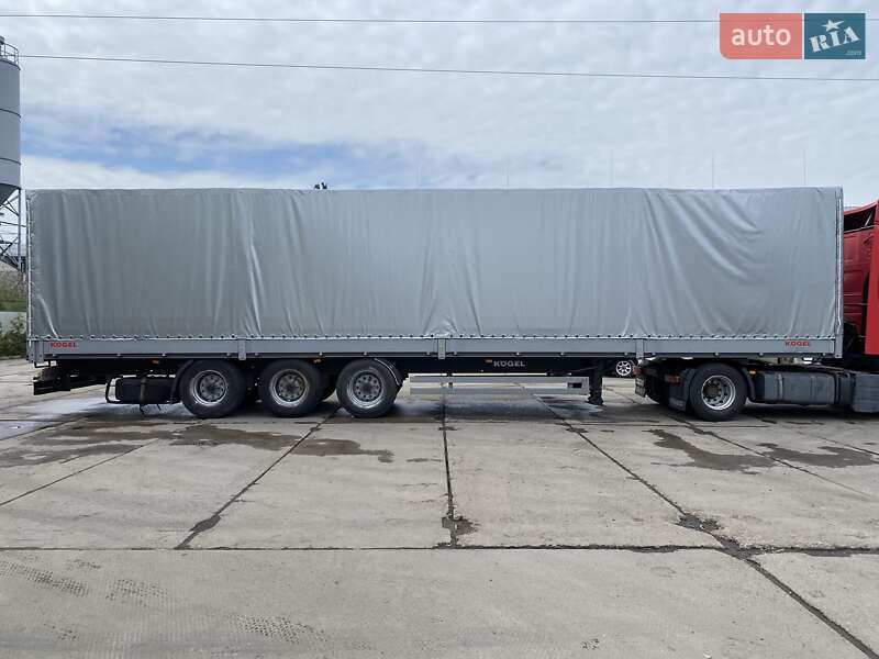 Тентований борт (штора) - напівпричіп Kogel SN 24 2011 в Мукачевому