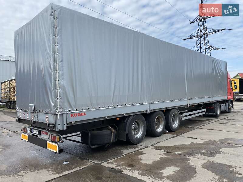 Тентований борт (штора) - напівпричіп Kogel SN 24 2011 в Мукачевому