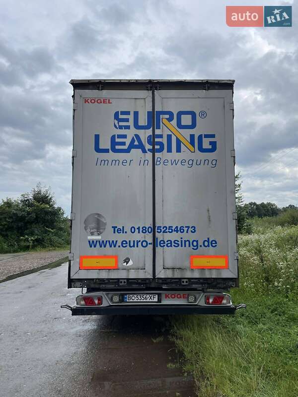Тентованный борт (штора) - полуприцеп Kogel SN 24 2011 в Стрые