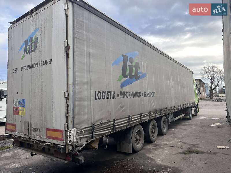 Тентованный борт (штора) - полуприцеп Kogel SN 24 2008 в Луцке