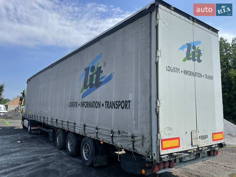 Тентованный борт (штора) - полуприцеп Kogel SN 24 2008 в Луцке