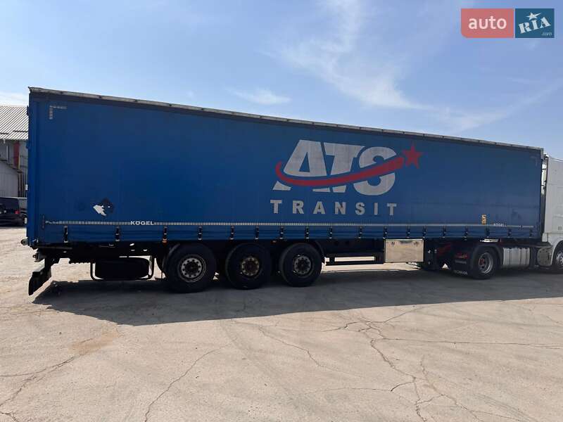 Тентований борт (штора) - напівпричіп Kogel SN 24 2016 в Одесі фото Тентований борт (штора) - напівпричіп Kogel SN 24 2016 в Одесі