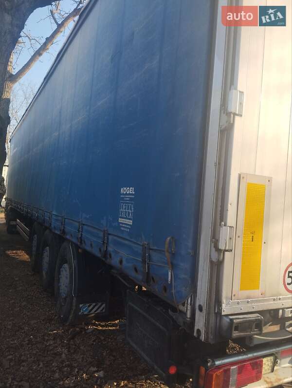 Тентованный борт (штора) - полуприцеп Kogel SN 24 2007 в Ужгороде