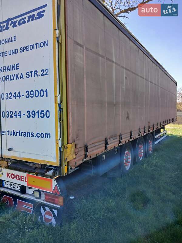 Тентований борт (штора) - напівпричіп Kogel SN 24 2005 в Шаргороді