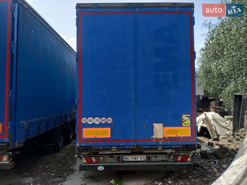 Тентованный борт (штора) - полуприцеп Kogel SN 24 2012 в Люботине