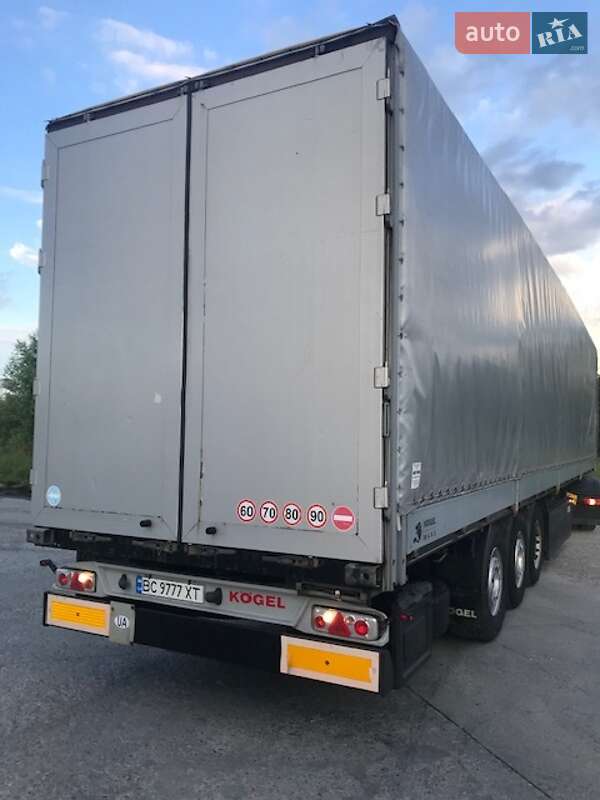 Тентованный борт (штора) - полуприцеп Kogel SN 24 2008 в Дрогобыче
