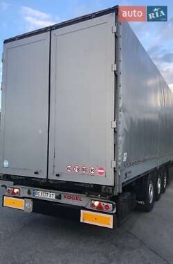 Тентований борт (штора) - напівпричіп Kogel SN 24 2008 в 