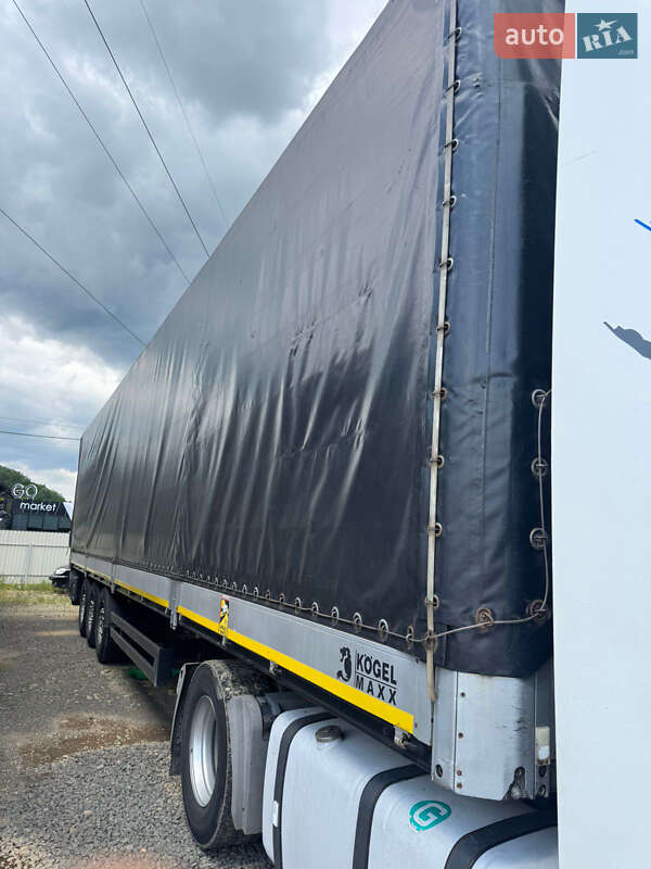 Тентованный борт (штора) - полуприцеп Kogel SN 24 2007 в Иршаве