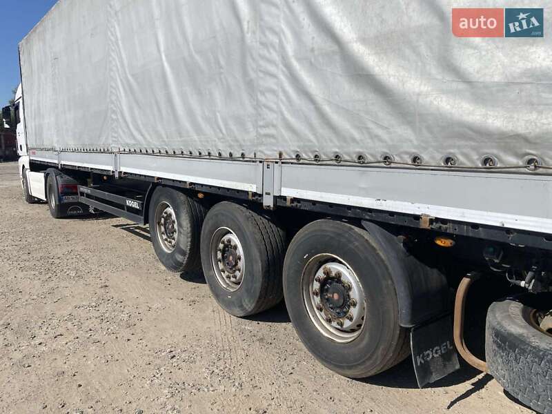 Тентований борт (штора) - напівпричіп Kogel SN 24 2016 в Вінниці
