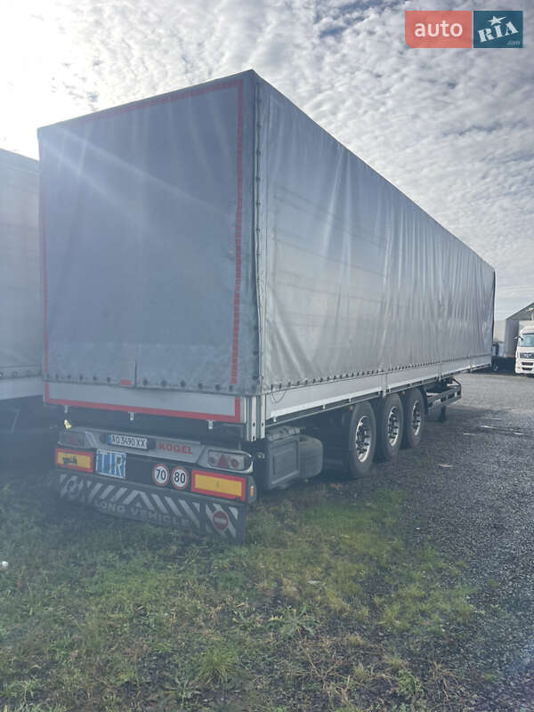 Тентованный борт (штора) - полуприцеп Kogel SN 24 2011 в Иршаве