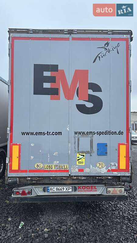 Тентований борт (штора) - напівпричіп Kogel SN 24 2008 в Луцьку