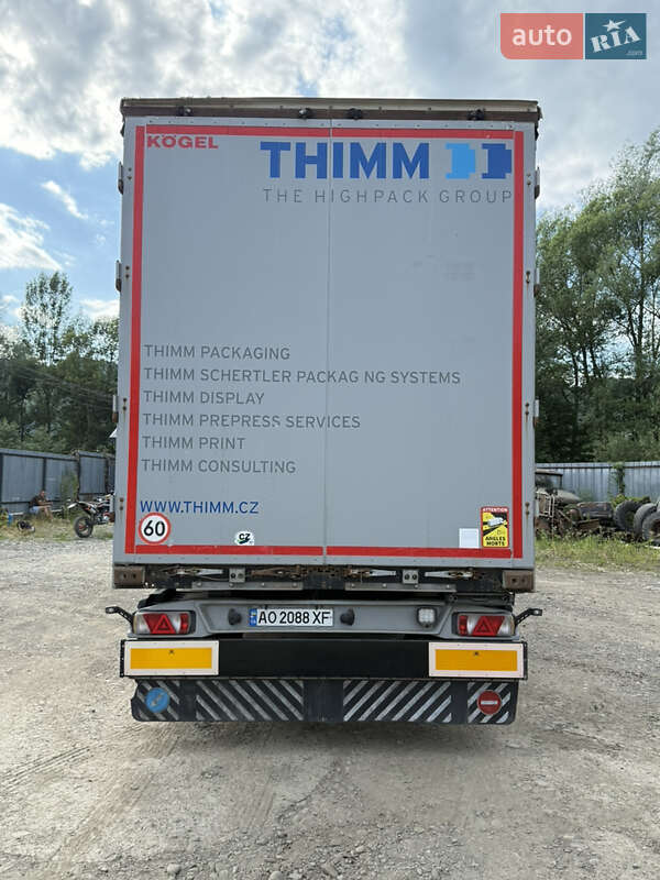 Тентованный борт (штора) - прицеп Kogel SN 24 2015 в Тячеве фото 3 Тентованный борт (штора) - прицеп Kogel SN 24 2015 в Тячеве