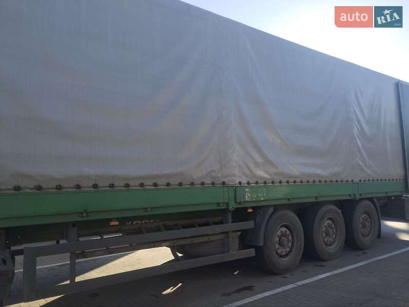 Тентований борт (штора) - напівпричіп Kogel SN 24 2001 в Києві