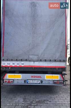 Тентований борт (штора) - напівпричіп Kogel SN 24 2007 в Мукачевому