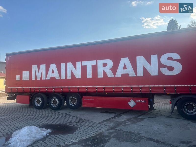 Тентованный борт (штора) - полуприцеп Kogel SN 24 2018 в Калуше