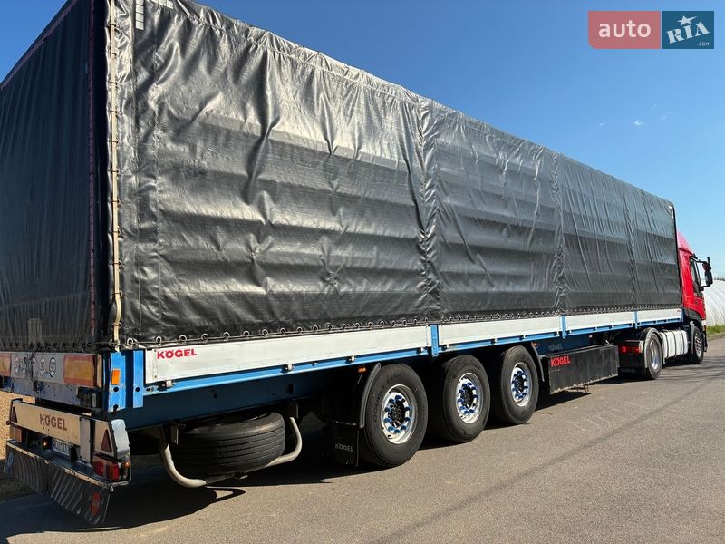 Тентований борт (штора) - напівпричіп Kogel SN 24 2004 в Іршаві