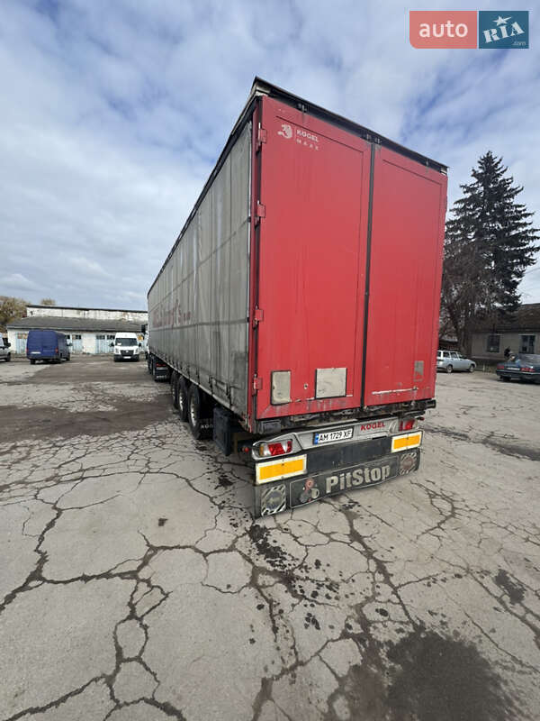 Тентованный борт (штора) - полуприцеп Kogel SNCO 24 2010 в Житомире фото 4 Тентованный борт (штора) - полуприцеп Kogel SNCO 24 2010 в Житомире