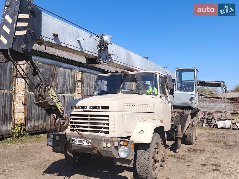 Автокран КрАЗ 250 1992 в Лебедине