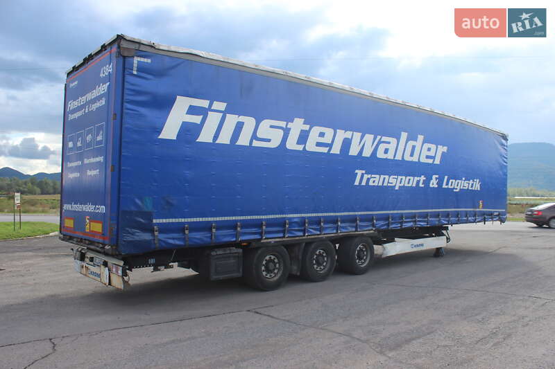 Тентованный борт (штора) - полуприцеп Krone BPW 2014 в Хусте фото 5 Тентованный борт (штора) - полуприцеп Krone BPW 2014 в Хусте