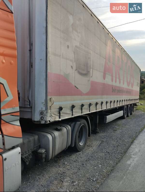 Тентованный борт (штора) - полуприцеп Krone BPW 2008 в Мукачево