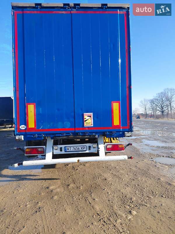 Тентованный борт (штора) - полуприцеп Krone BPW 2010 в Калуше фото Тентованный борт (штора) - полуприцеп Krone BPW 2010 в Калуше