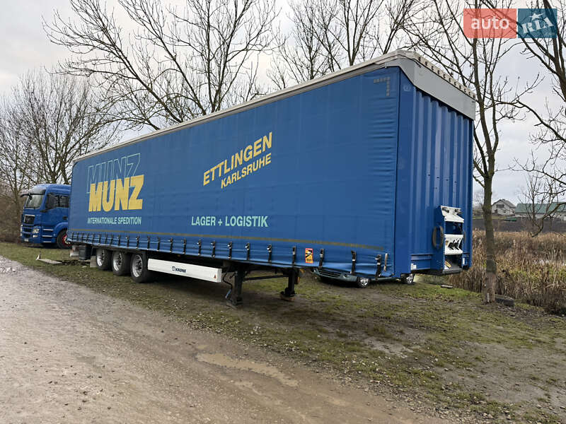 Тентованный борт (штора) - полуприцеп Krone Mega 2012 в Бучаче