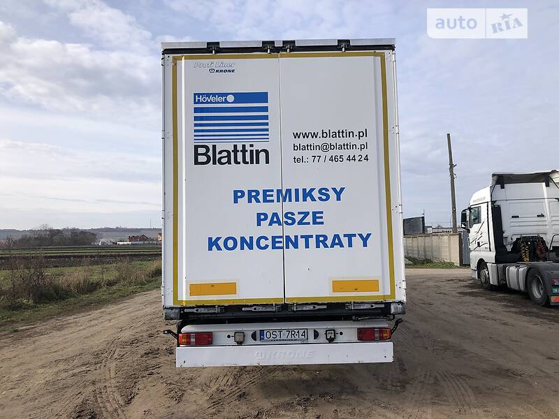 Тентованный борт (штора) - полуприцеп Krone Profi Liner 2012 в Тернополе