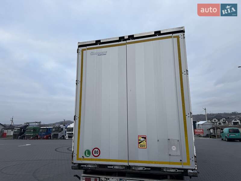 Тентованный борт (штора) - полуприцеп Krone Profi Liner 2017 в Черновцах