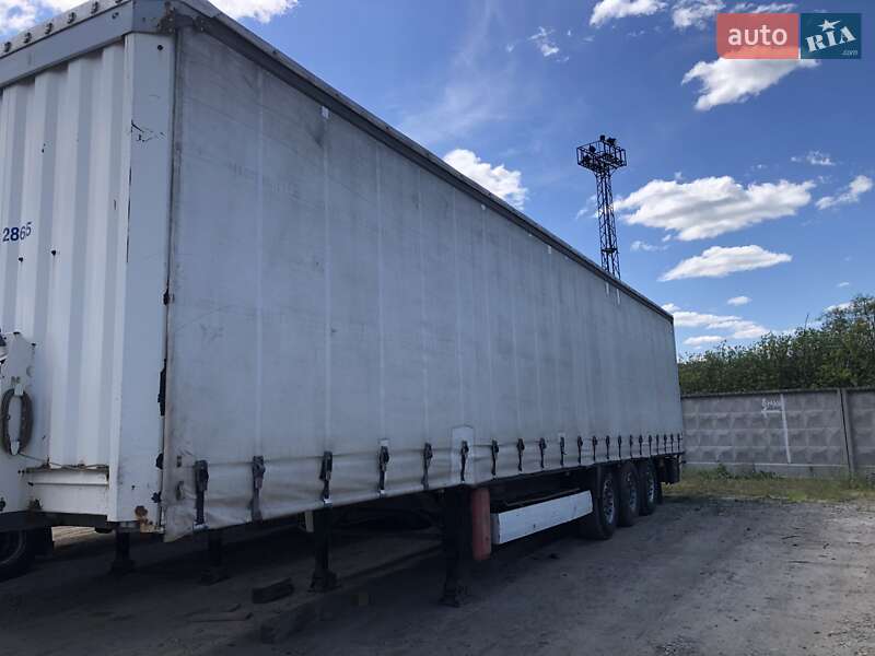 Тентованный борт (штора) - полуприцеп Krone SAF 2007 в Калуше