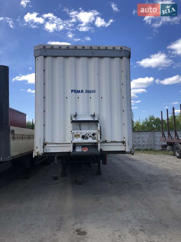 Тентованный борт (штора) - полуприцеп Krone SAF 2007 в Калуше