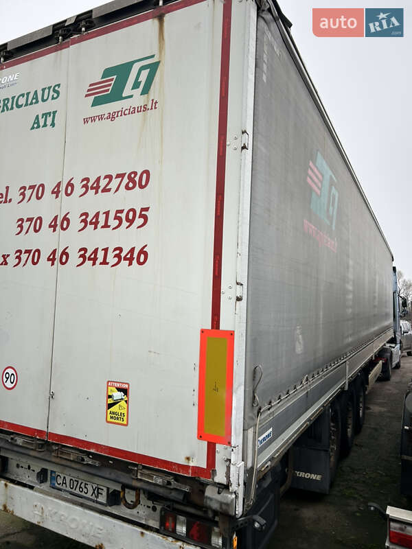 Тентованный борт (штора) - полуприцеп Krone SAF 2014 в Черкассах фото 5 Тентованный борт (штора) - полуприцеп Krone SAF 2014 в Черкассах