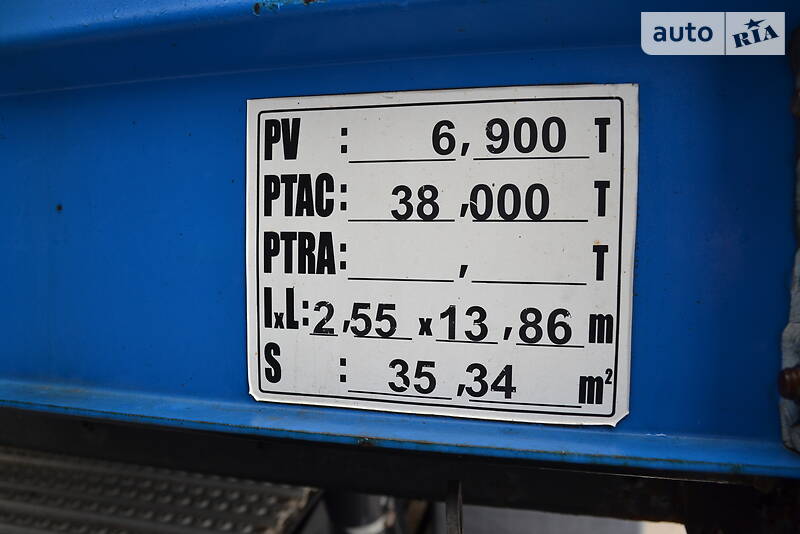 Тентованный борт (штора) - полуприцеп Krone SD 27 2011 в Львове фото 11 Тентованный борт (штора) - полуприцеп Krone SD 27 2011 в Львове