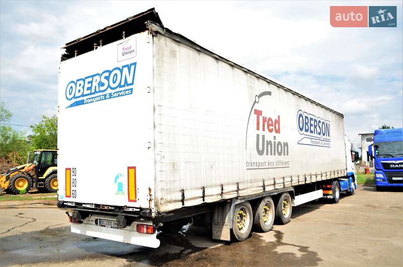 Тентований борт (штора) - напівпричіп Krone SD 27 2010 в Львові
