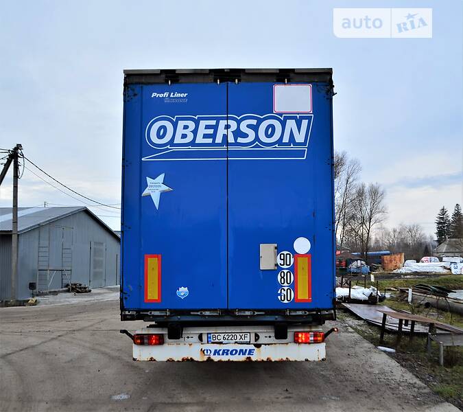 Тентованный борт (штора) - полуприцеп Krone SD 27 2011 в Львове