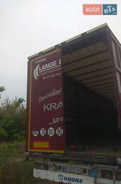 Тентованный борт (штора) - полуприцеп Krone SD 27 2014 в Доманевке