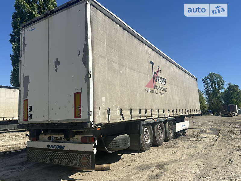 Тентований борт (штора) - напівпричіп Krone SD 27 2007 в Малині