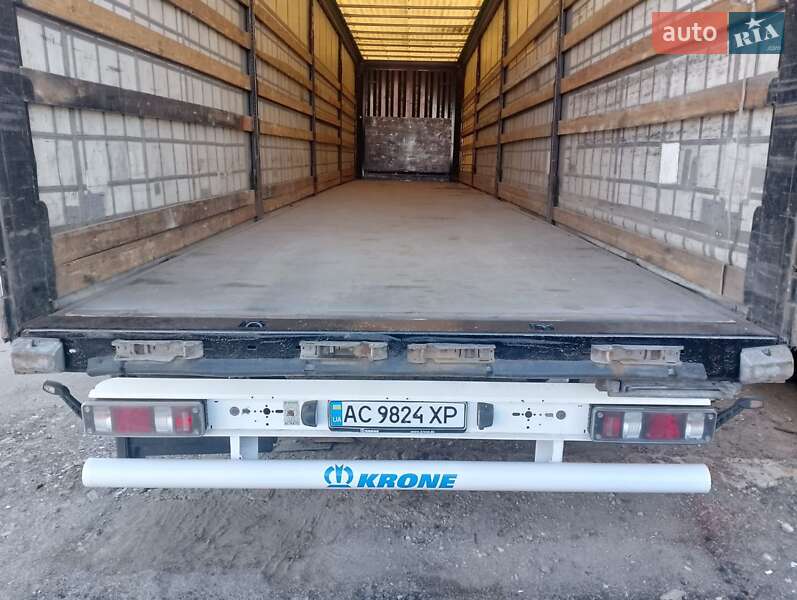 Тентованный борт (штора) - полуприцеп Krone SD 27 2012 в Луцке фото 3 Тентованный борт (штора) - полуприцеп Krone SD 27 2012 в Луцке
