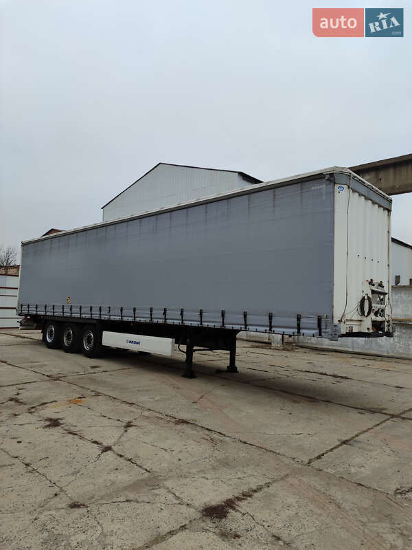 Тентованный борт (штора) - полуприцеп Krone SD 27 2008 в Прилуках