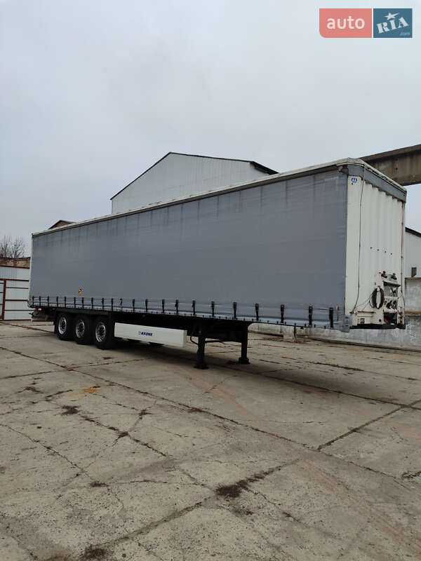 Тентованный борт (штора) - полуприцеп Krone SD 27 2008 в Прилуках фото 5 Тентованный борт (штора) - полуприцеп Krone SD 27 2008 в Прилуках