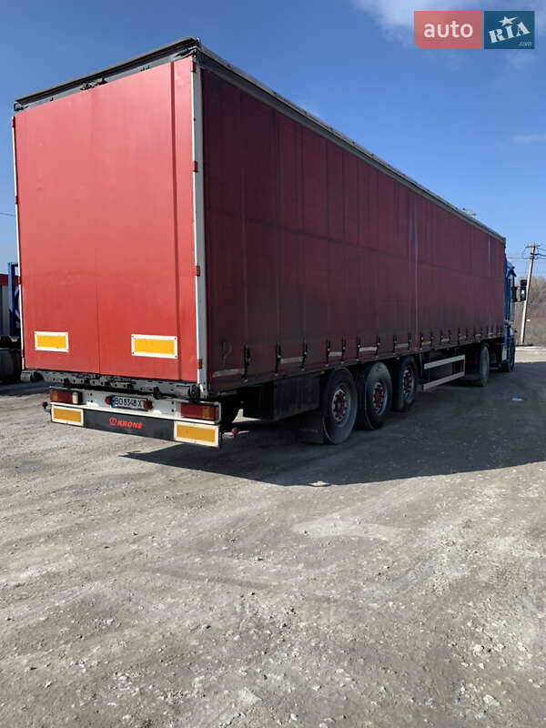 Тентованный борт (штора) - полуприцеп Krone SD 27 2007 в 