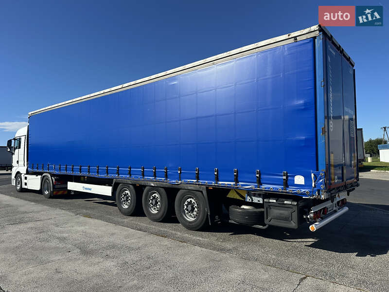 Тентованный борт (штора) - полуприцеп Krone SD 27 2014 в Фастове