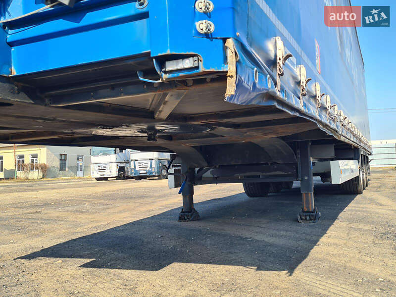 Тентований борт (штора) - напівпричіп Krone SD 27 2015 в Долині