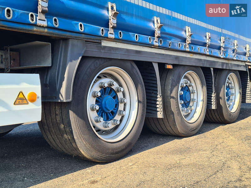 Тентований борт (штора) - напівпричіп Krone SD 27 2015 в Долині