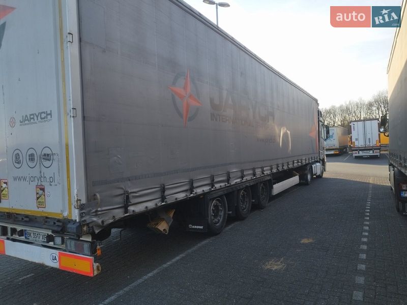 Тентованный борт (штора) - полуприцеп Krone SD 27 2012 в Ровно