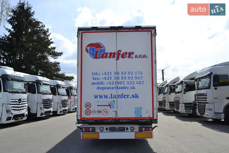 Тентованный борт (штора) - полуприцеп Krone SD 2014 в Хусте