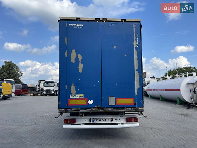 Тентованный борт (штора) - полуприцеп Krone SD 2008 в Сарнах фото 2 Тентованный борт (штора) - полуприцеп Krone SD 2008 в Сарнах