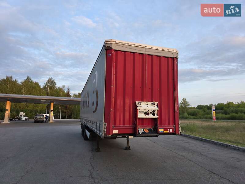 Тентованный борт (штора) - полуприцеп Krone SD 2014 в Ковеле