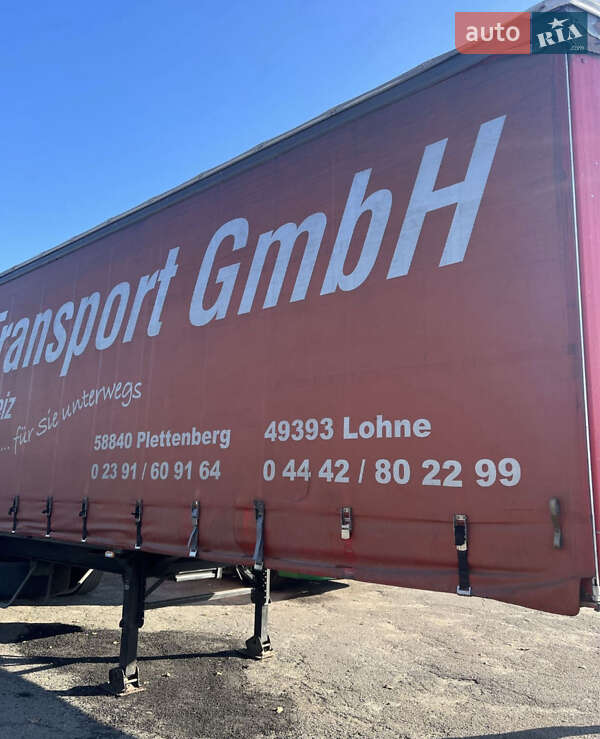 Тентованный борт (штора) - полуприцеп Krone SD 2008 в Черкассах фото 4 Тентованный борт (штора) - полуприцеп Krone SD 2008 в Черкассах